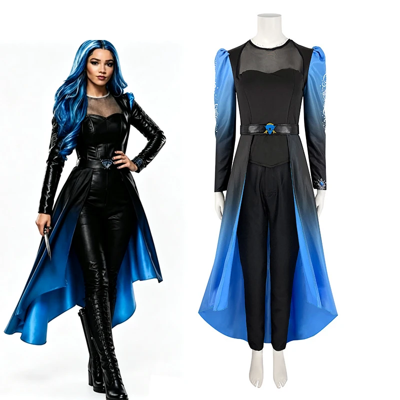 Descendants Descendants Wicked Wonderland Chloe Charming Cosplay Costume Adult Women Chloe's Evil Outfit Halloween Carnival Party Dress Up - Aliexpress Deal