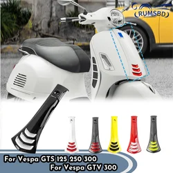 Motorcycle Front Head Fairing Cover Decoration Tie Belt Airvent Inflow Bracket Shell For Vespa GTS 125 250 2019-2022 2021 2020