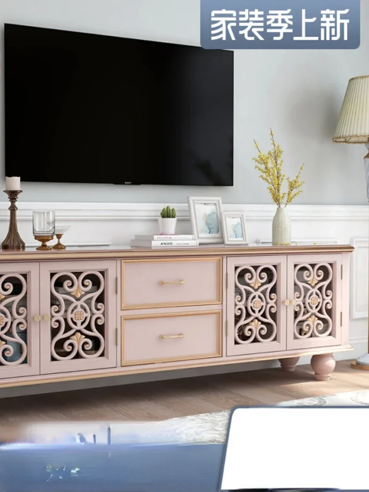 

Living Room Background Wall Decoration Floor Cabinet Projector Projection Screen Low Cabinet Storage Cabinet against the Wall