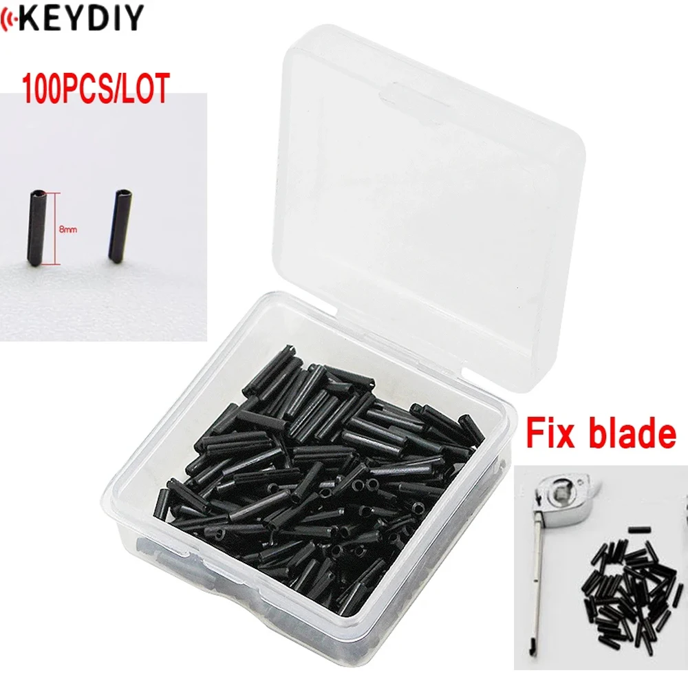 100PCS X Remote Control Key Blank Fixed Pin 1.6MM PIN Fixed for Folding Remote Key Blade L:8MM D:1.6MM for KD / VVDI key