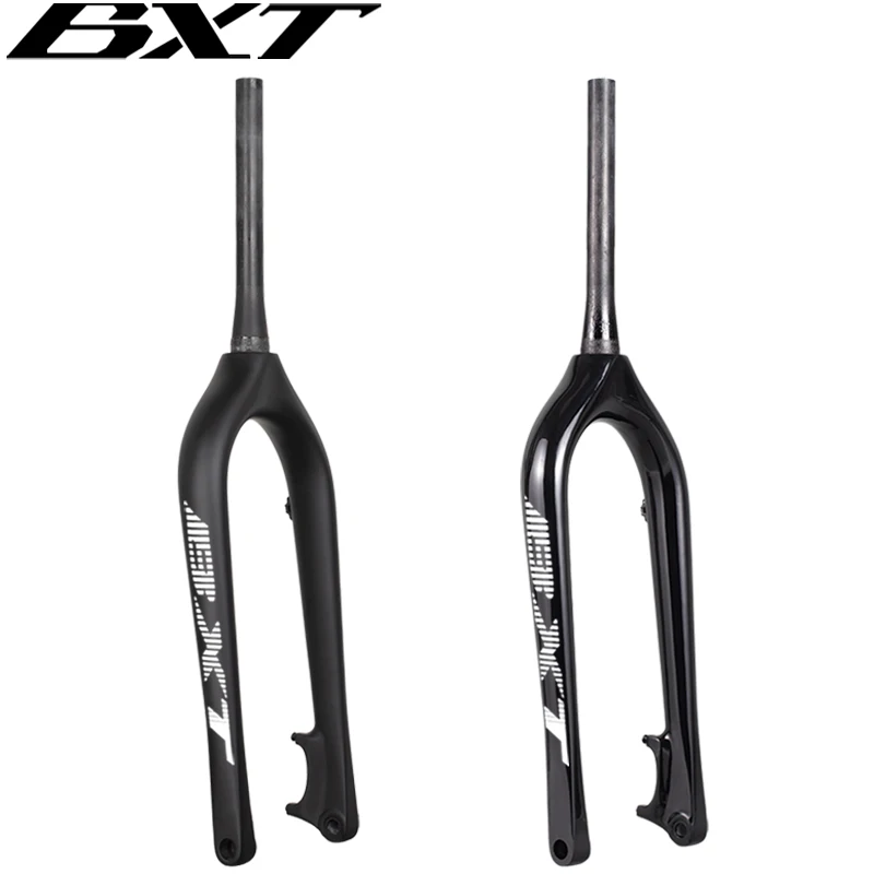 BXT-26er Full Carbon MTB Fork, Fat Fork, Snow Front Fork, 4.8or 5.0 Tire Thru Axle, 150*15mm