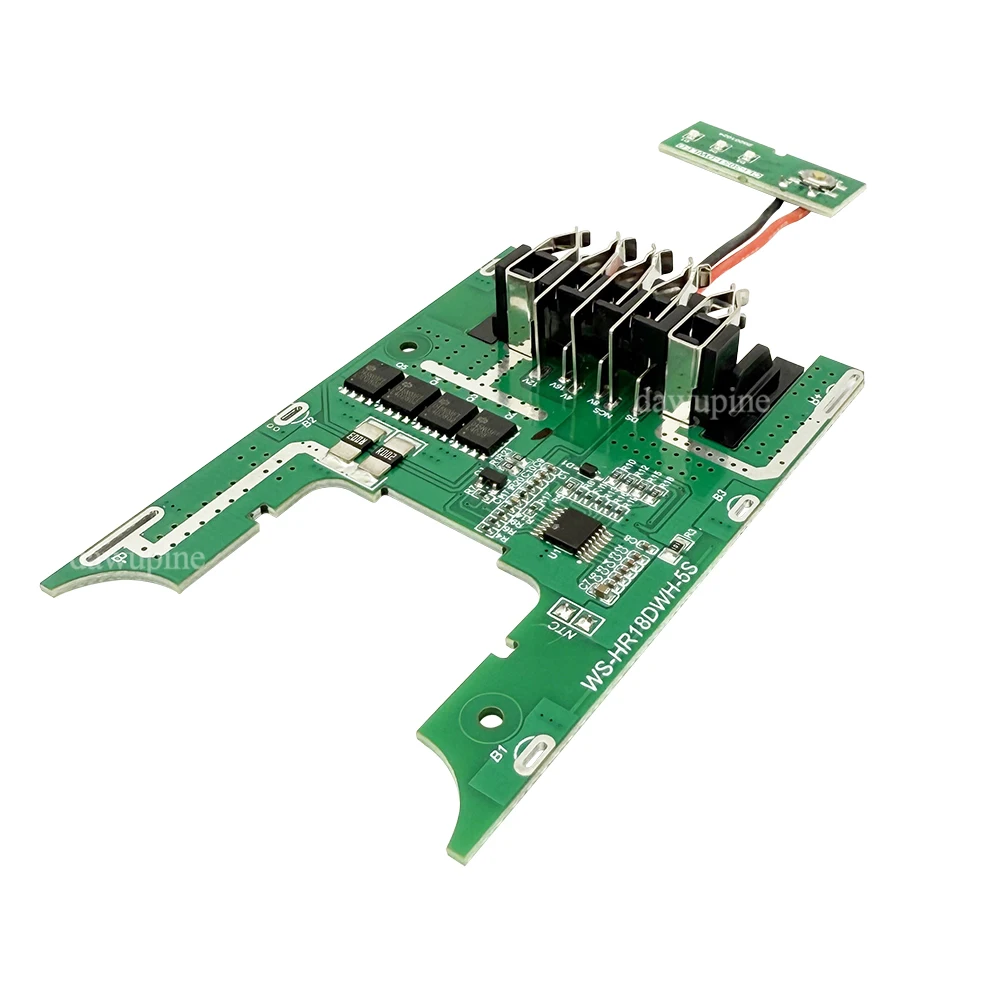 Płytka drukowana BMS LED do akumulatorów litowych DCB200, części do akumulatorów litowo-jonowych Dewalt 18V 20V, płytka obwodu zabezpieczającego ładowanie DCB180 DCB205 — zdjęcie produktu 3