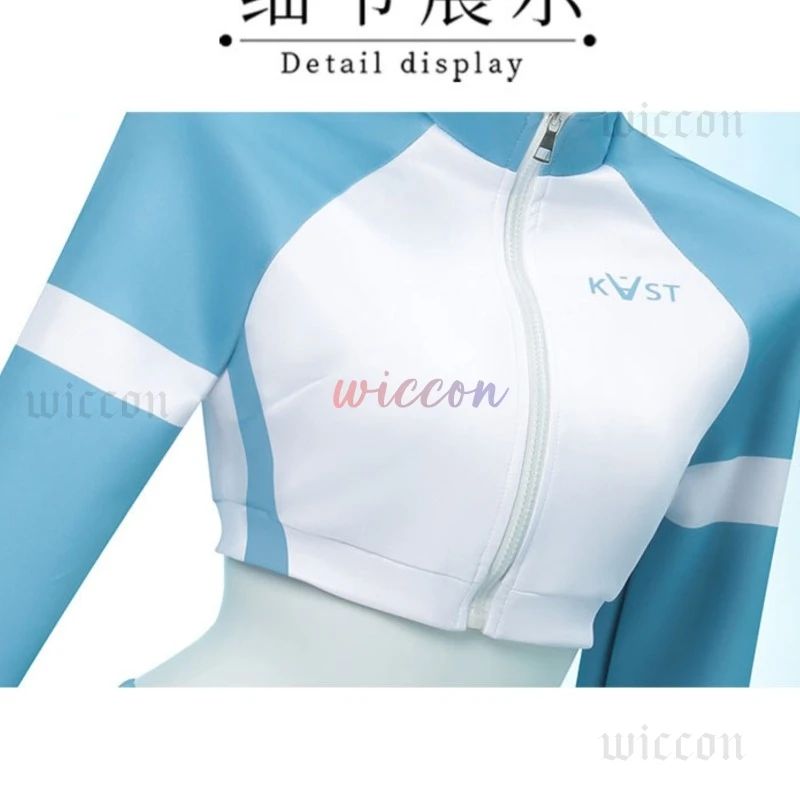 Игра Синий Архив Sorai Saki Косплей Костюм Купальники Униформа Костюм Парик Купальник Хэллоуин Карнавальная Вечеринка