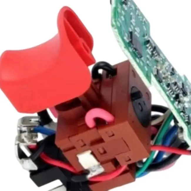Red 16072335DK Electronics Module Switch Plastic Component For Bosch GSR10.8-2-LI GSR12V-15FC Power Drill Spare Parts