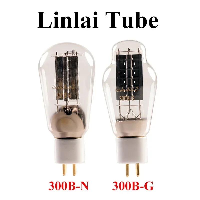 Linlai Tube 300B-N 300B-G Original Factory Matched Pair for Vacuum Tube Amplifier HIFI Amplifier Diy Audio Amp Accessories