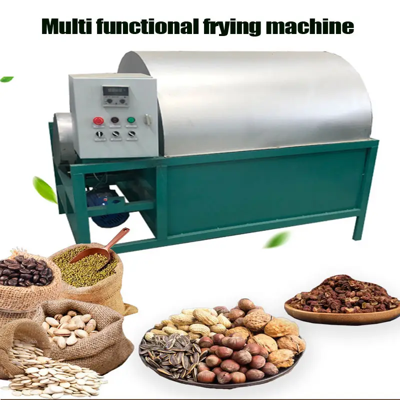 High Capacity Industrial Coffee Sesame Almond Cashew Soybean Nut Corn Bean Peanut Roaster Machine Nut Seeds Roasting Machine
