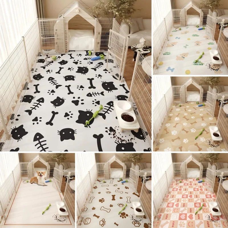 Pet Mat Store Home Use 100% Polyester Felt Carpet Large Area Anti-pollution Cute Balcony Mechanical Washable Easy To Clean Rug