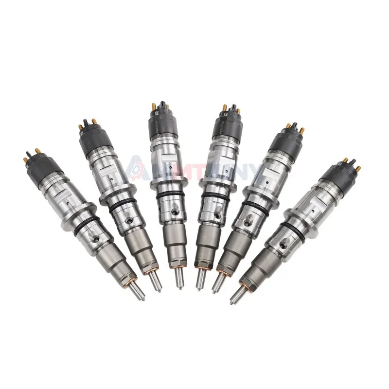 6PCS Fuel Injector Common Rail Injector for 2007-12 Dodge RAM 2500 3500 Cummins 6.7L Pickup 4X4 0445120050 0445120185 68027067AA
