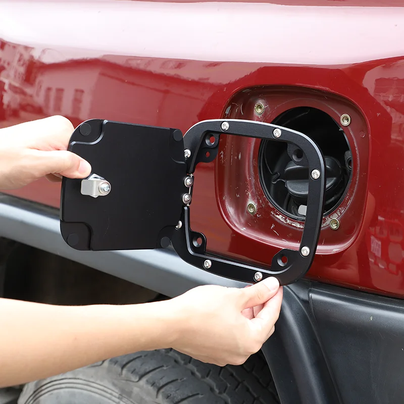 

For 07-21 Toyota FJ Cruiser gas cap trim car exterior accessories aluminum alloy (replacement parts model)