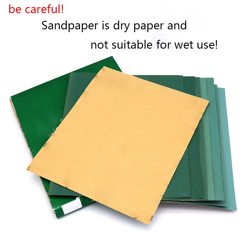 

280-1200 Grit Dry Sandpaper - 5Pcs Polishing & Sanding Sheets for Surface Finishing - High-Quality Abrasive Paper for Dry Use