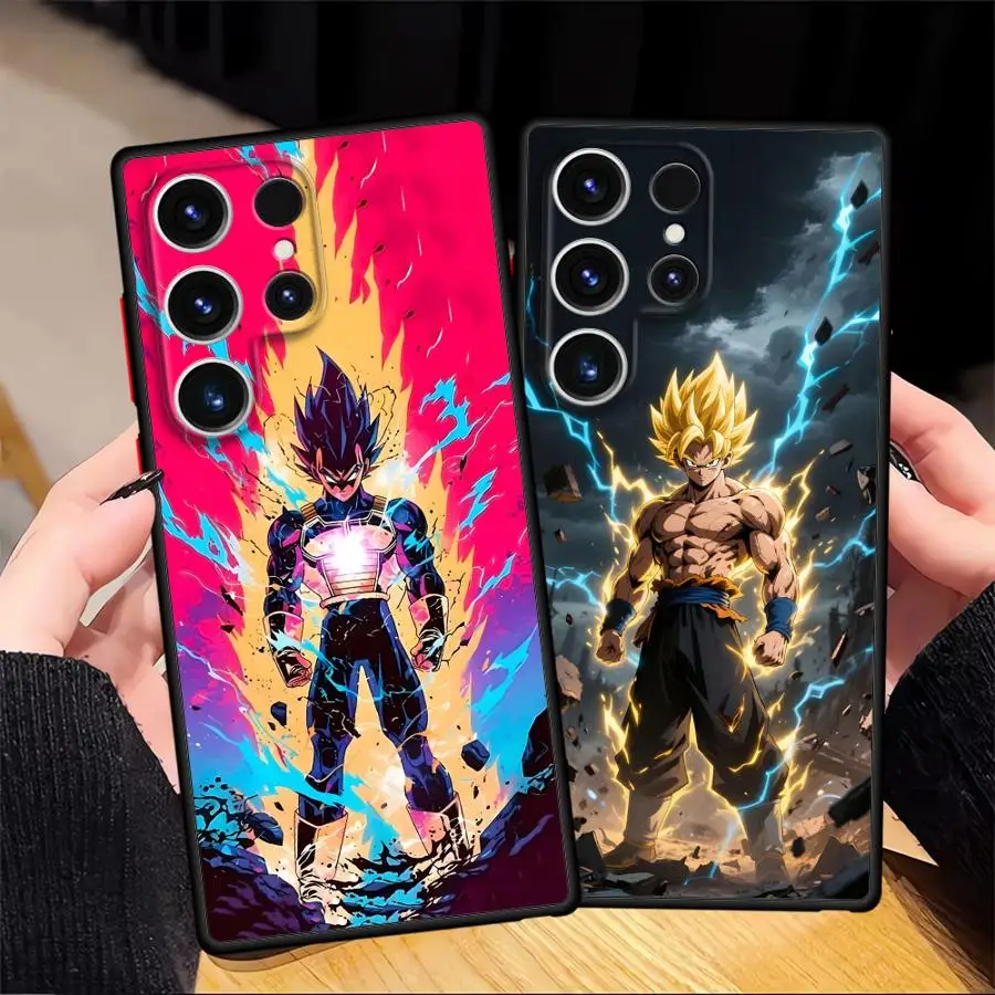 

Dragon Ball Aura Vegeta Case for Samsung Galaxy S21 S24 FE S20 S10 S25 Edge S23 Ultra S22 Plus S9 Back Phone Cover