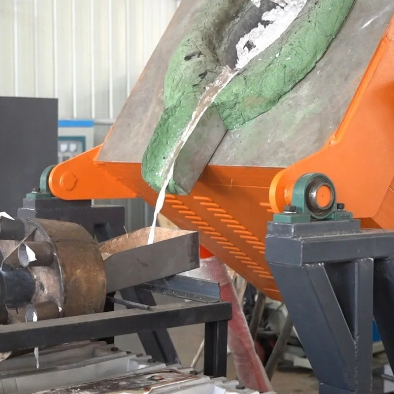 5 Ton Aluminium Induction Metal Smelting Furnace For Casting Aluminum Ingot