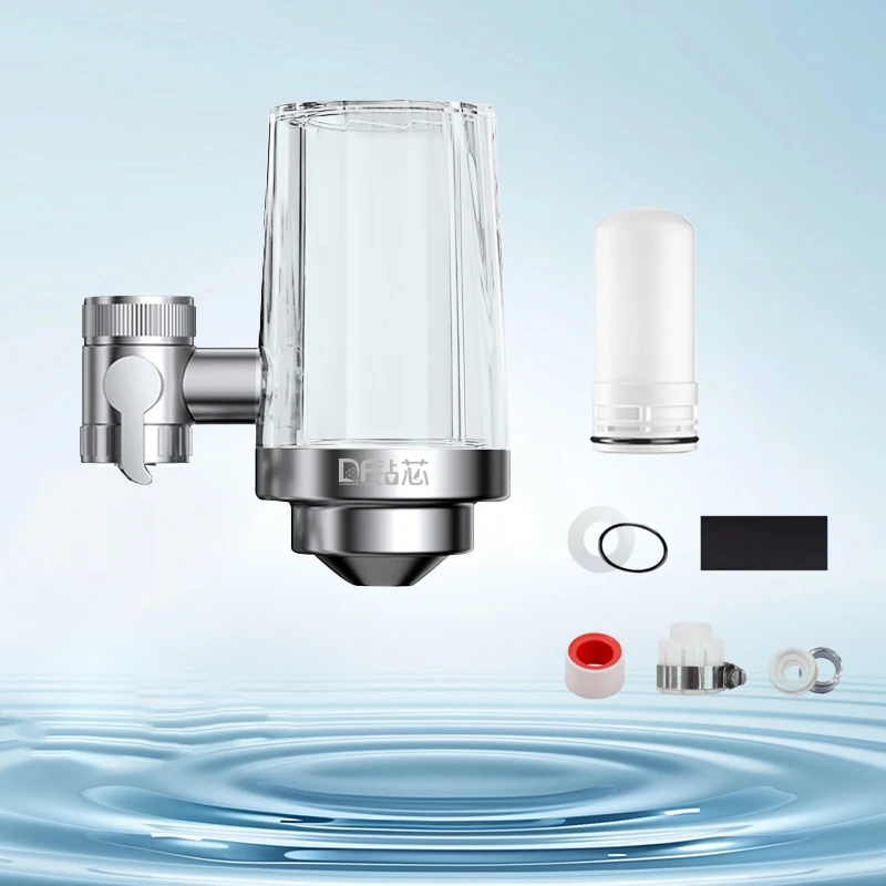 

Очиститель водопроводной воды для удаления запахов и загрязнений, брызгозащищенная домашняя система фильтрации воды, фильтрующий элемент