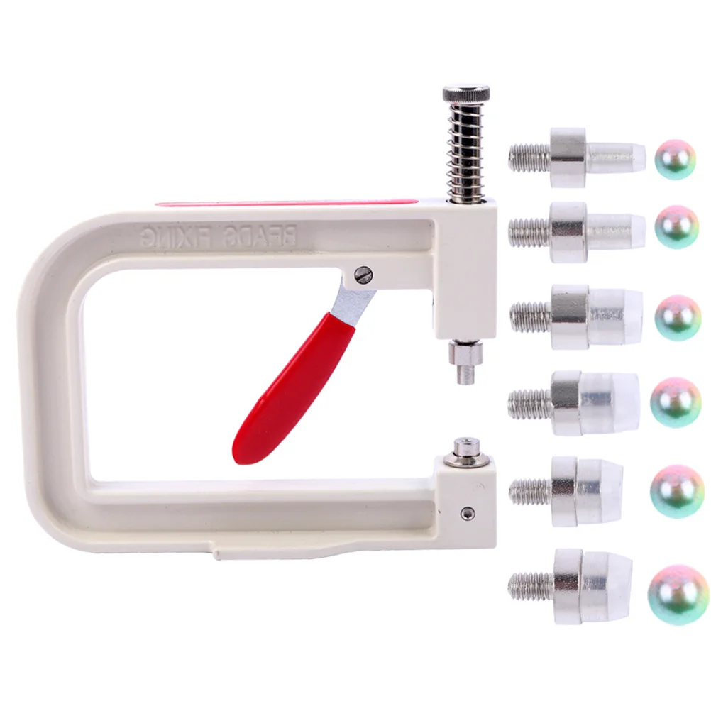 Automatic Beading Machine Pearl Setting Tool Fixing for Hats Beads Rivet Rhinestones Kit