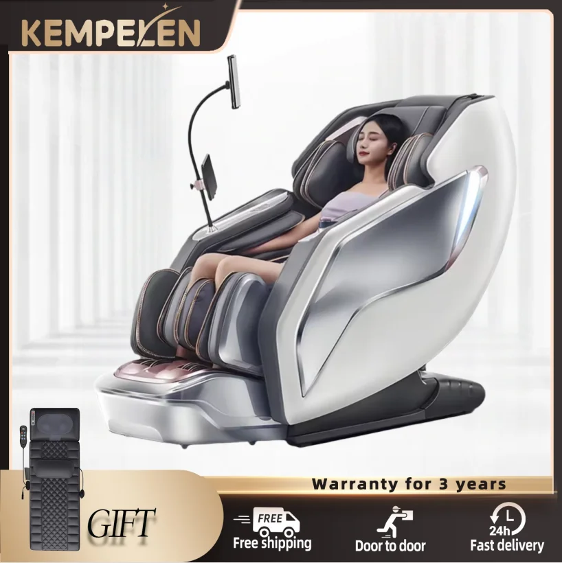 

3-летняя гарантия SL Track 3D Zero Gravity 4D Роскошное массажное кресло с подогревом талии Полное тело Подушка безопасности Массажный диван Стул для домашнего офиса