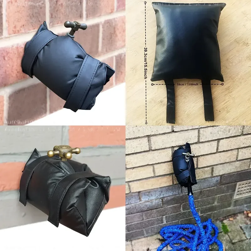 1pc Outdoor Faucet Cover for Winter Freeze Protection Multifunctional Anti-Freeze Insulated Tap Cover for Outside Water