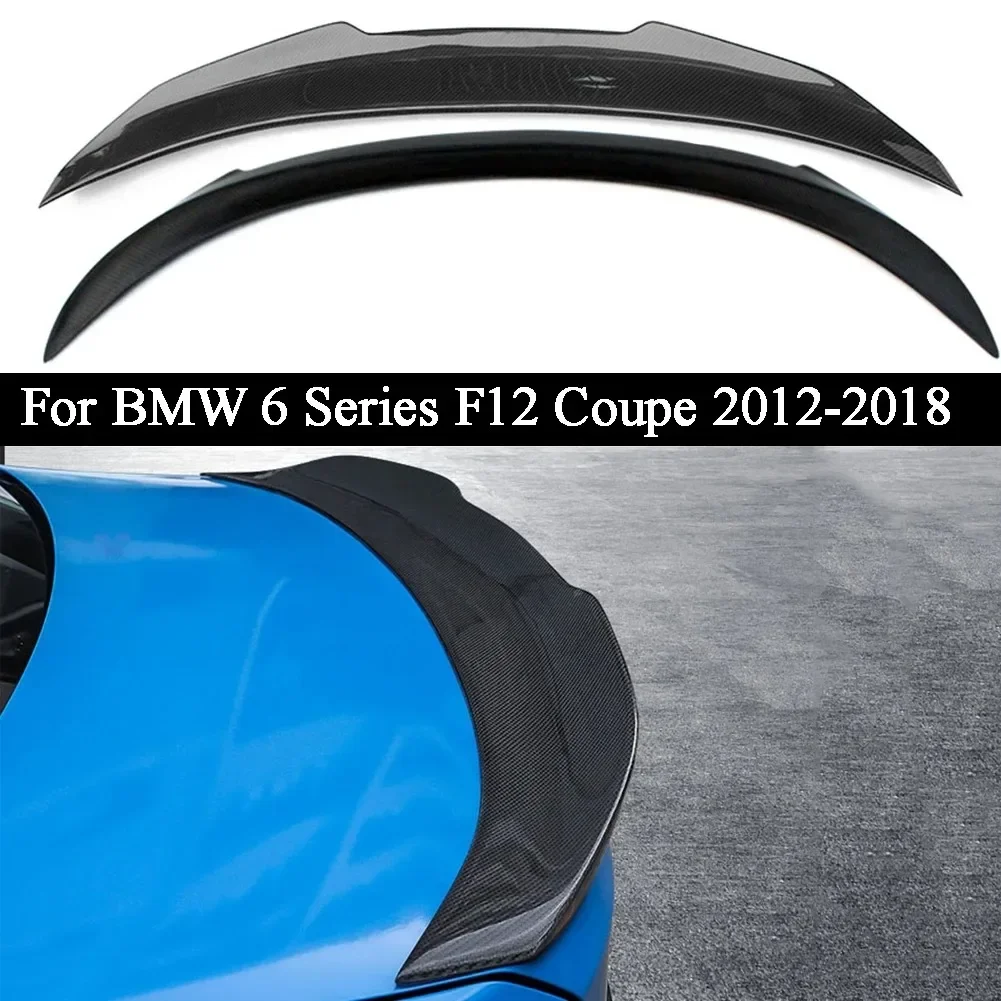 Car Carbon Fiber Rear Wing Trunk Lid Spoiler Wing  For BMW 6 Series F12 Coupe 2012 2013 2014 2015 2016 2017 2018