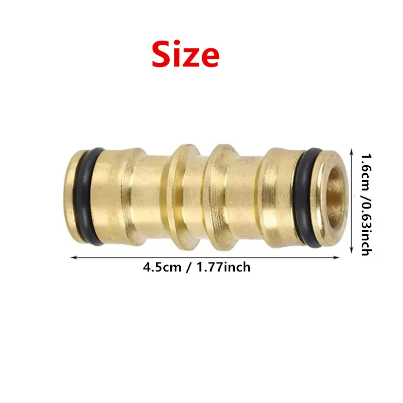 Car Washing Quick Hose Connector 1/2inch End Double Male Hose Coupling Joint Adapter Extender Set For Hose Joint Irrigation