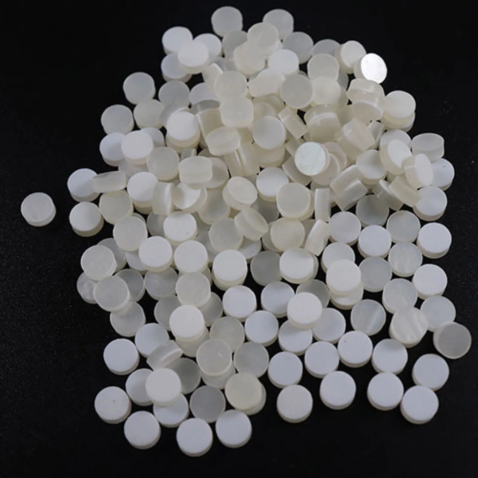 50pcs/ Pack ABS 50pcs White Fingerboard dot Position Markers for Electric Guitar Fingerboard Bass Ukulele Instrument Accessories