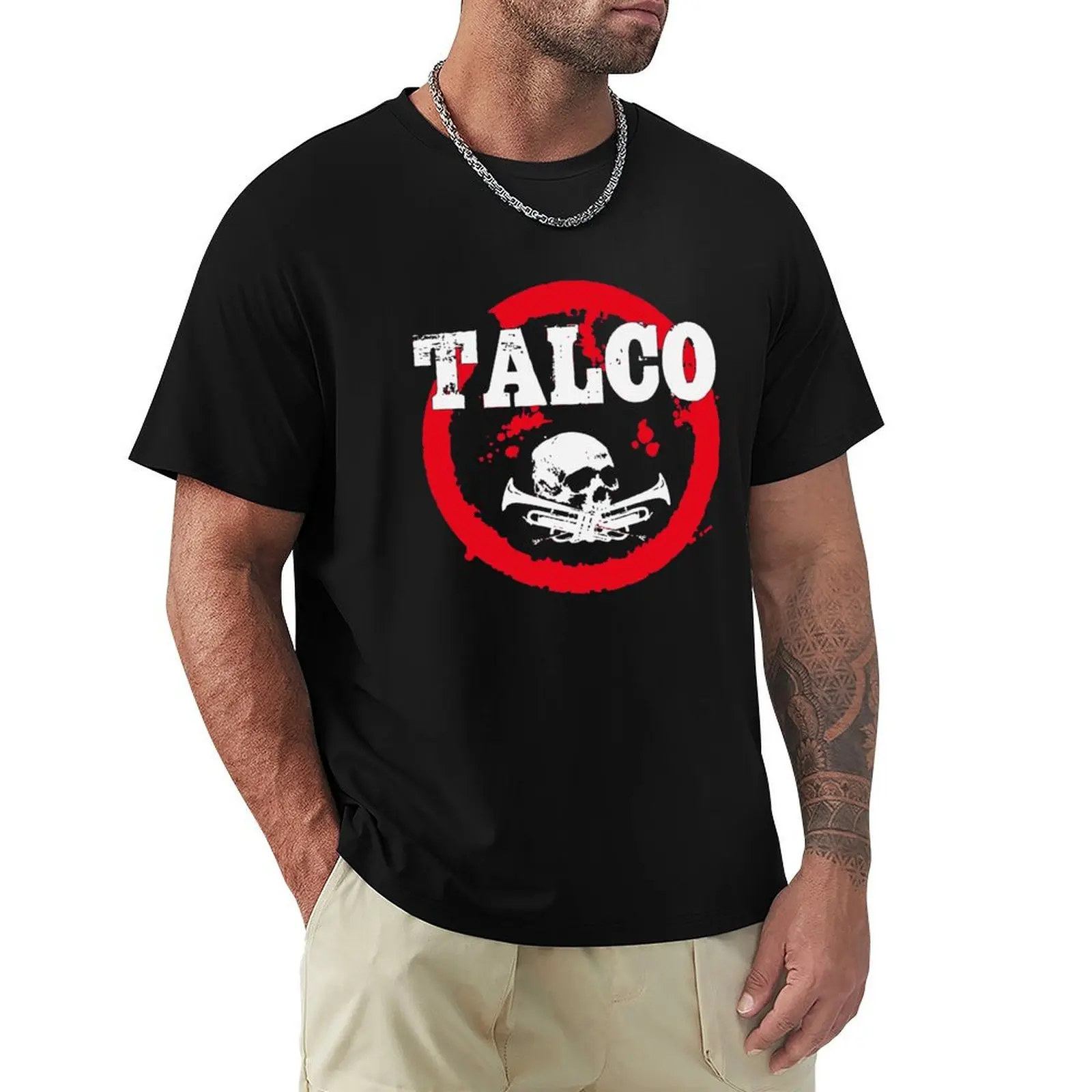 Camiseta Ska Punk Talco, camiseta informal de moda urbana
