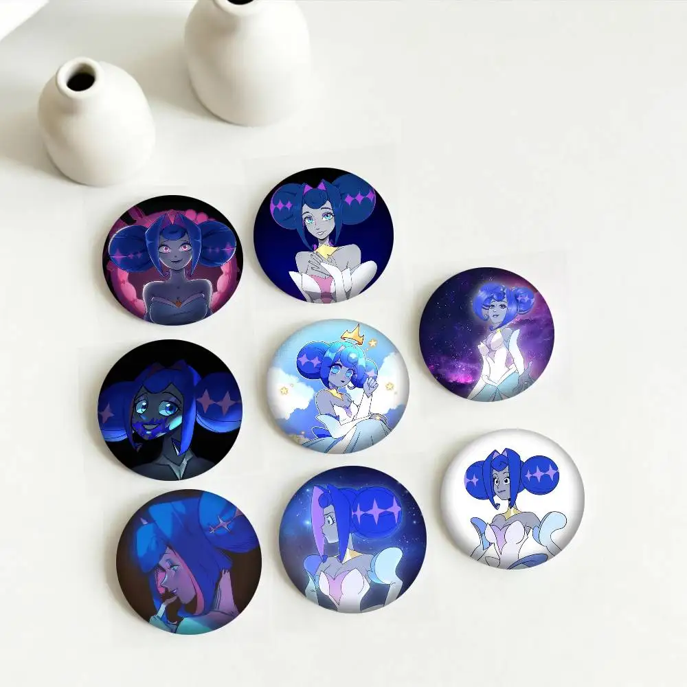 

K-Knights Of Guinevere 25 32 44 58 75mm Badges Personalized Round Brooches Pins Accessory Gift
