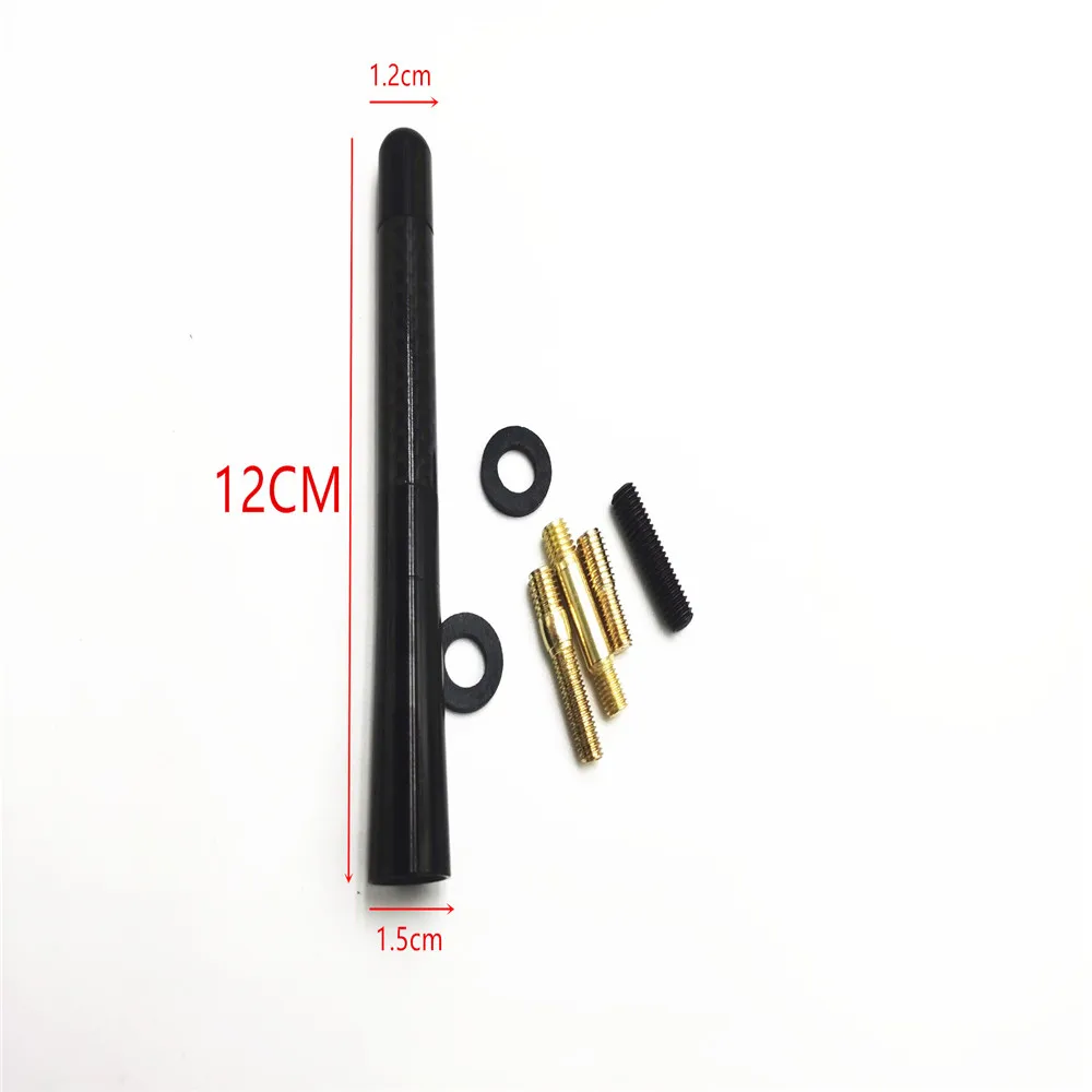 4.7 Inch Car Roof Antenna Carbon Fiber Short Stubby Mast For Mini Cooper R52 R53 R55 R56 R58 R59 R60 R61 Paceman Countryman