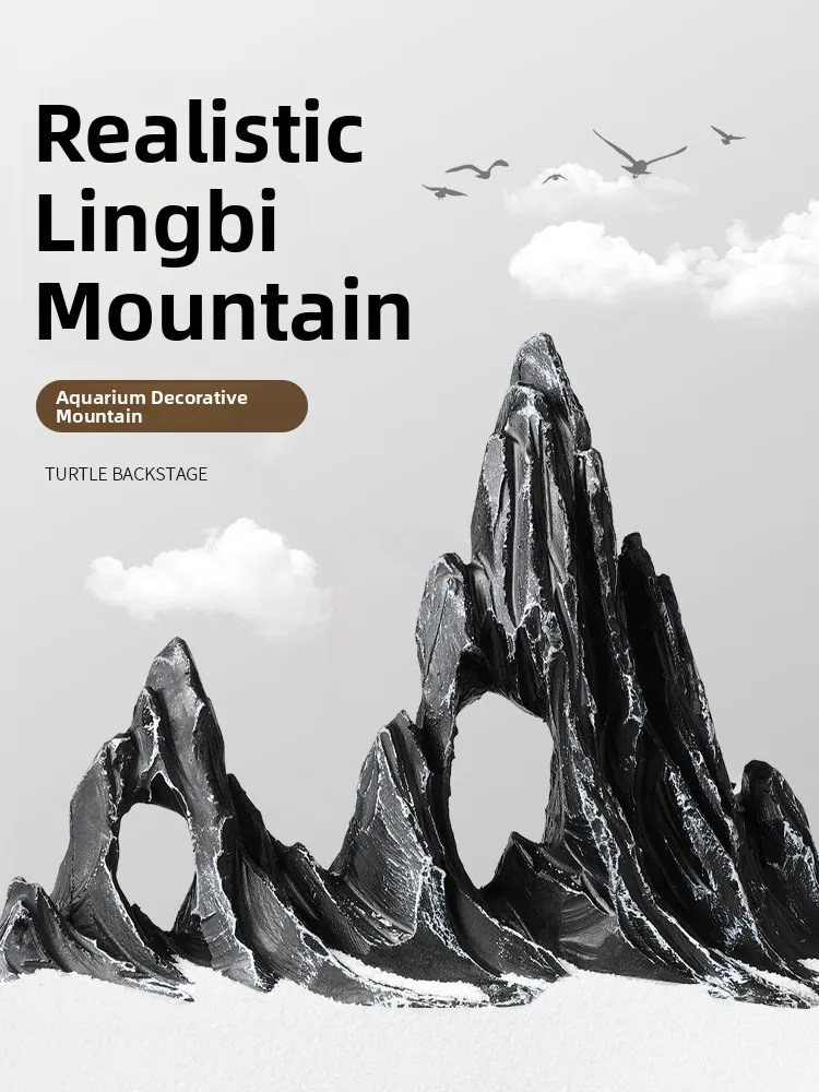 

Декор для аквариума: Искусственный горный пейзаж, имитация камня дракона, камень для оформления аквариумного ландшафта, украшение для аквариума.