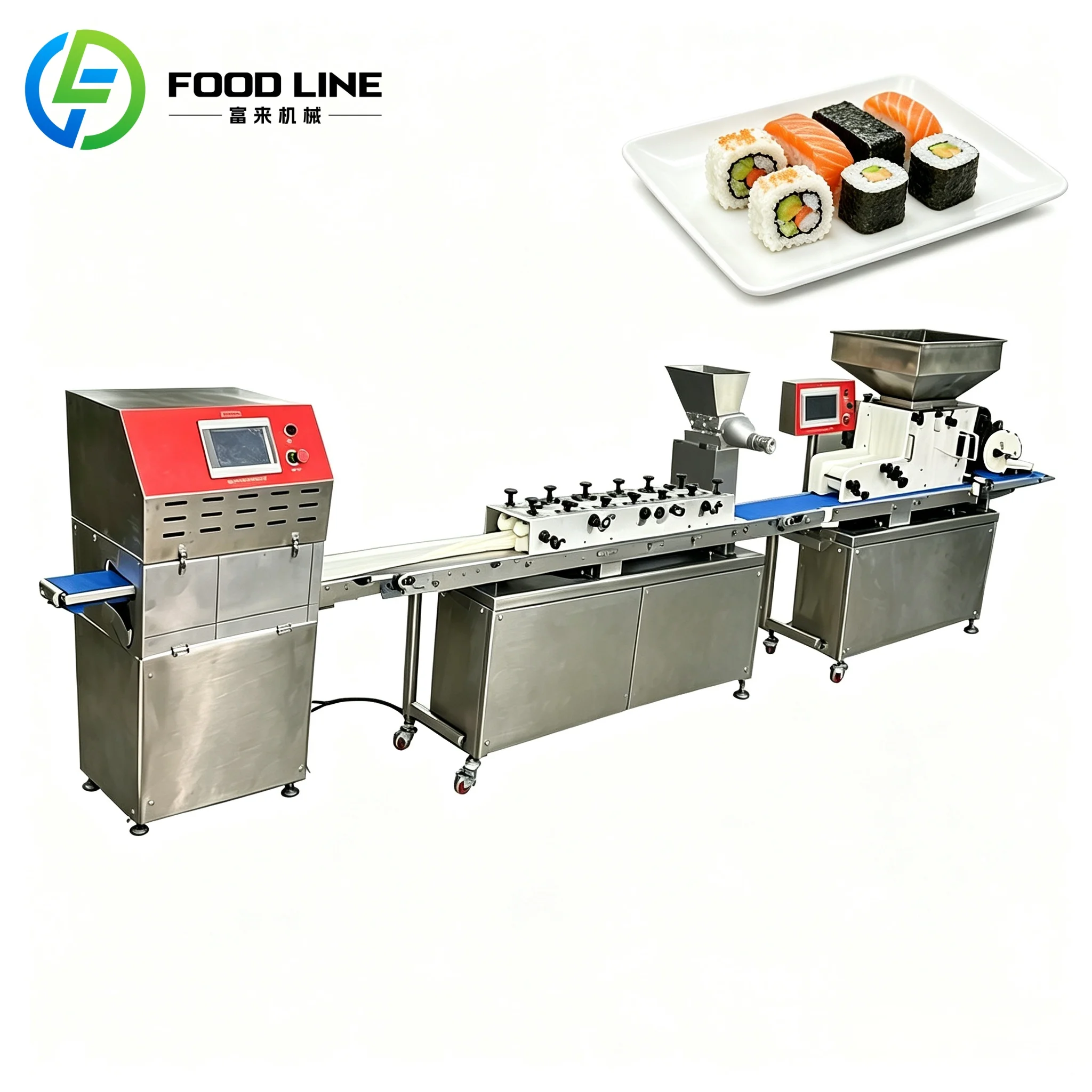 FOODLINE Sushi Machine Constant Pressure Sushi Forming Equipment For Preventing Sushi Rice Loose Deformation