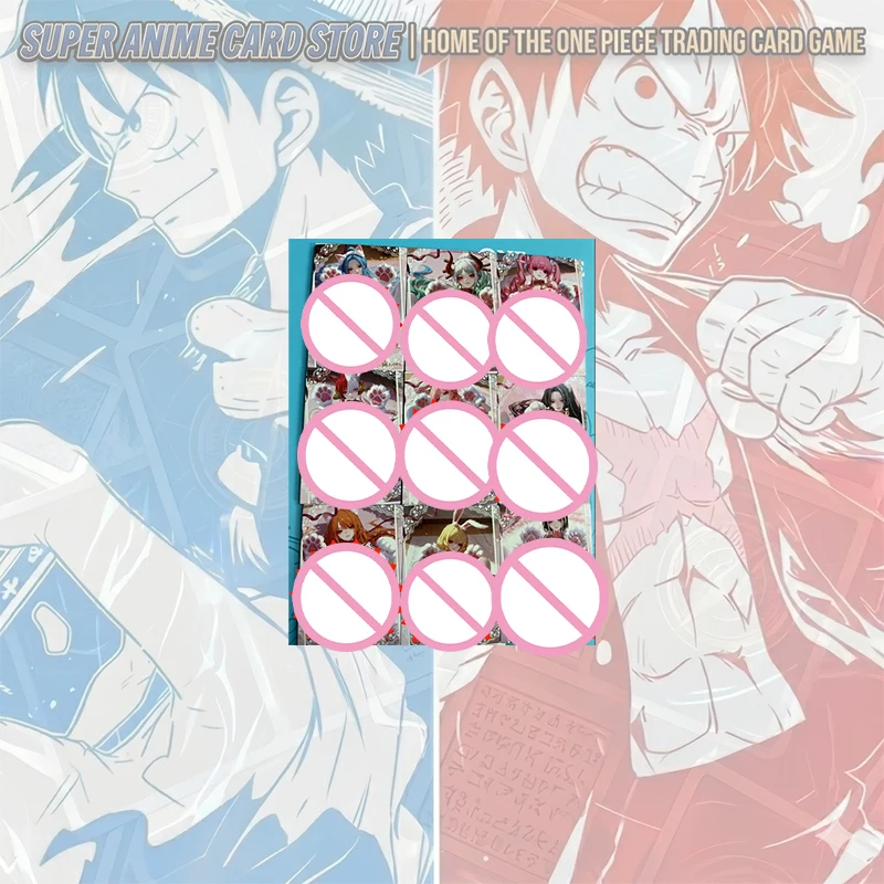 Japanese Anime WANYOU ONE PIECE Metal Drill Card Shirahoshi Nefertari D Vivi Perona Boa Hancock Tashigi Nami Collectible Cards