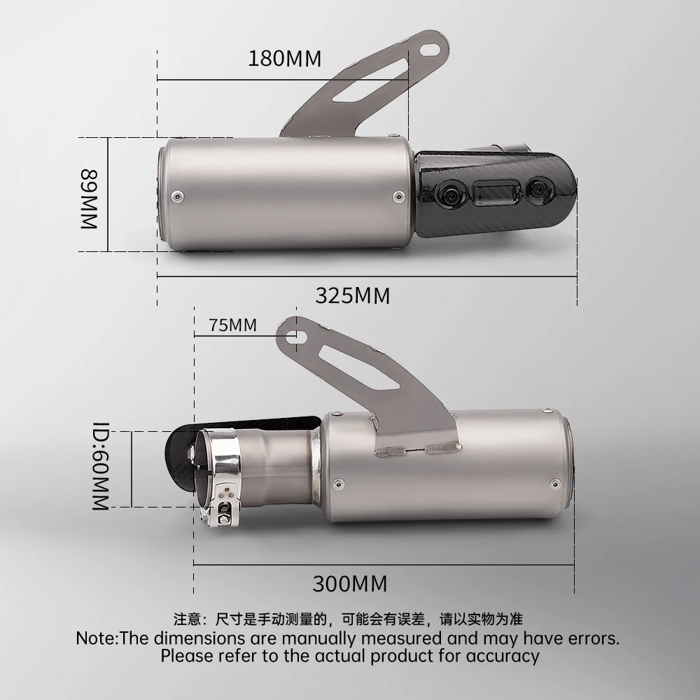 الانزلاق على للدراجات النارية العادم الأنابيب التيتانيوم الخمار S1000RR 2019 - 2025 S1000R 2021 - 2025