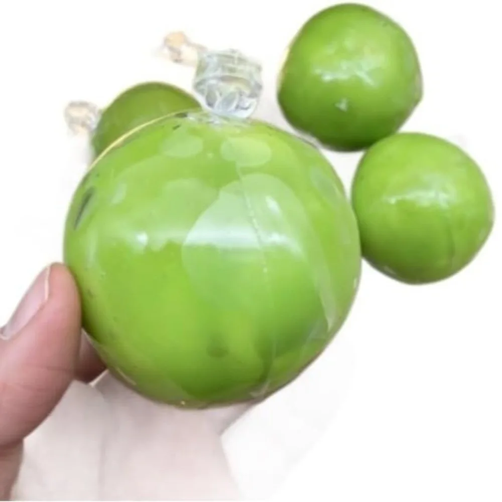 Green Grape Design Wax Cracking Squeeze Toy Crackable Texture Crispy Feel Crispy Stress Balls Handmade Craft Soft TPR