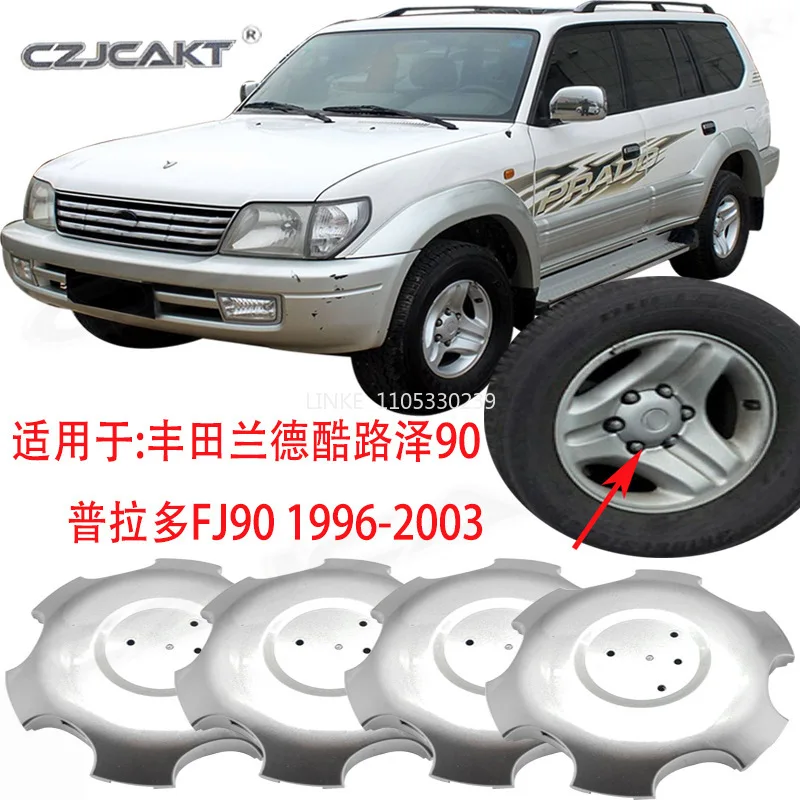 1 pièce pour Toyota Prado FJ90 1996-2003, couvercle de moyeu de roue