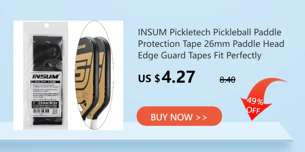 Pickleball Paddle Protection Tape 23/26mm Width-PU Interwoven Texture Edge Tape,for 13mm/16mm/20mm Thicknesse Pickleball Paddles