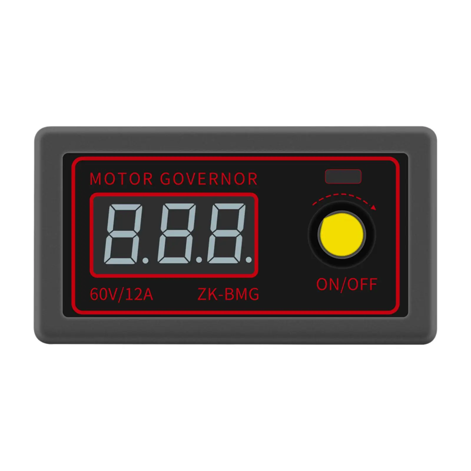 PWM Motor Speed Controller Generator 7.8x4.8x2.7cm Durable Adjustable Start Stop Button Easily Install Accessory DC 9V-60V