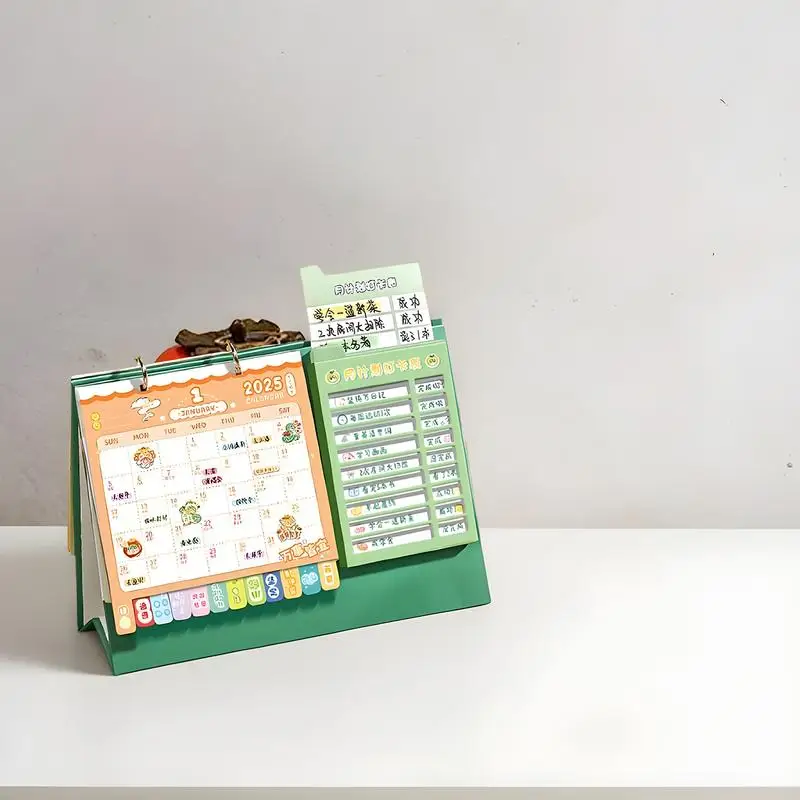 

Year Of Snake Standing Calendar 2025 Desk Academic Calendar Cartoon Desk Schedules Planner Chinese Desk Calendar With Labels