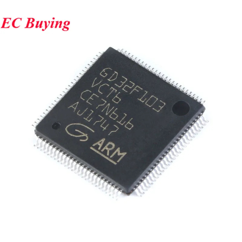 5Pcs/1pc GD32F103VCT6 GD32F103 GD32FGD 32F103VCT6 LQFP-100 ARM 32 Bit Microcontroller Chip MCU IC Controller New Original