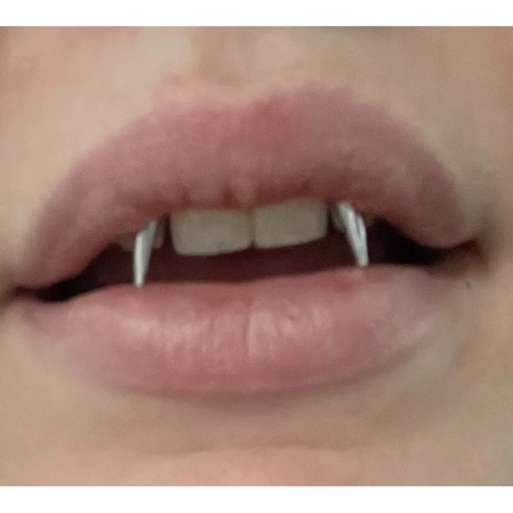 WKOUD 2 Pcs Piercing Tiger Te - Nail Art Vampire review and price