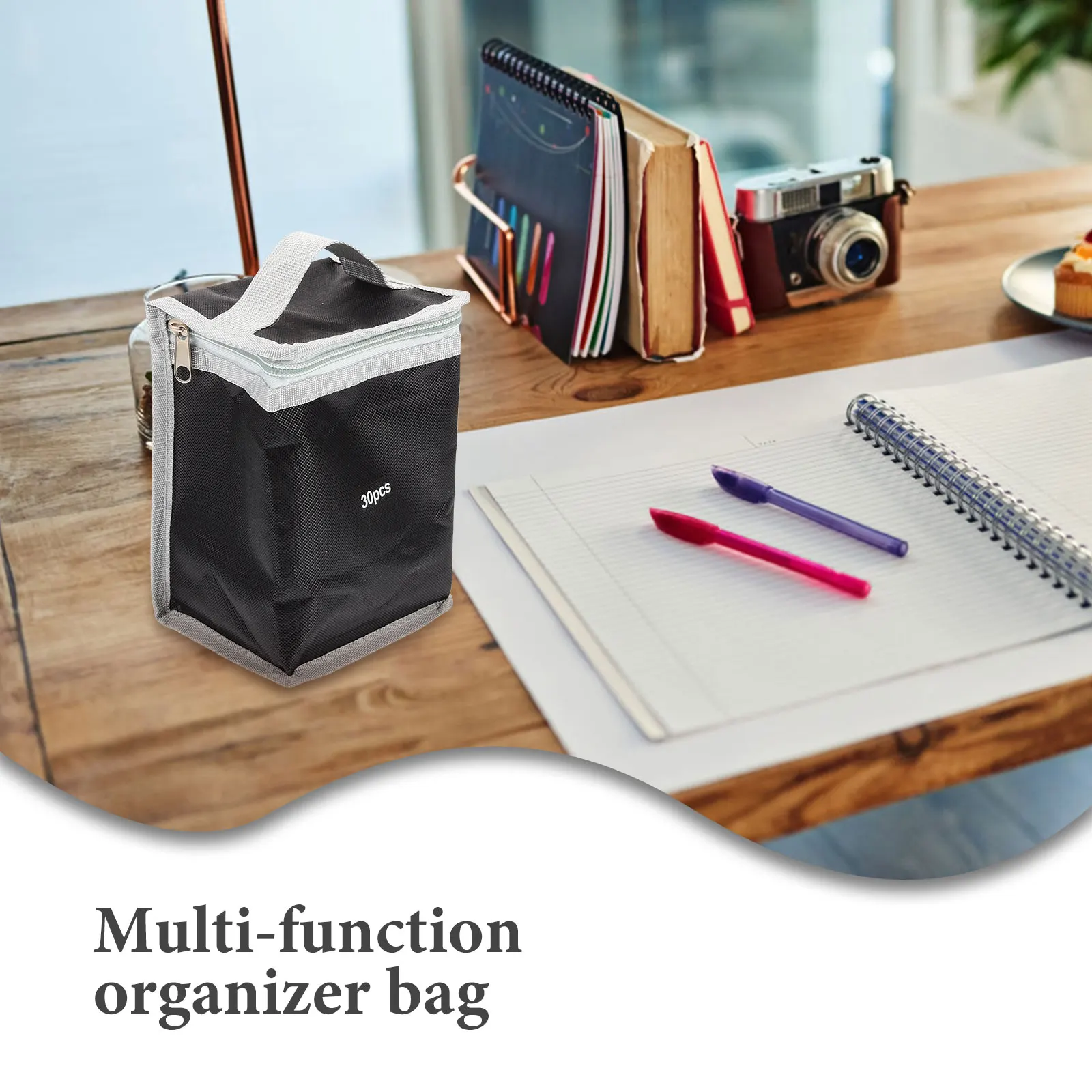 

Mark Pen Bag Marker Organizer Stationery Holder Markers Carrying Storage Case Multifunction
