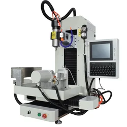 3040 XYZ AC 5Axis CNC Router 45# Steel Structure Servo Motor Engraving Milling Machine RTCP&DSP 2in1 Type  ATC 5 Cutters System