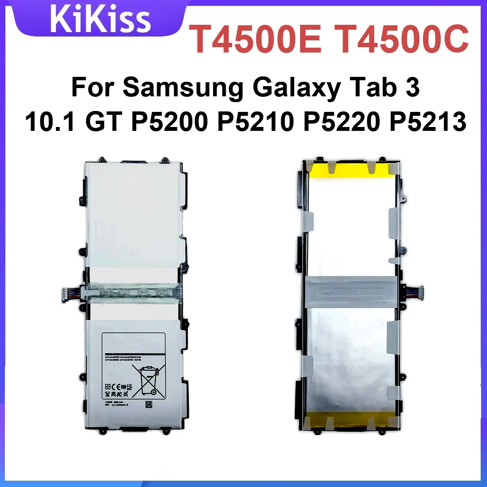 

T4500E T4500C 6800Mah Battery For Samsung Galaxy Tab 3 10.1 Gt P5200 P5210 P5220 P5213 Fast-Charging Durable Tablet