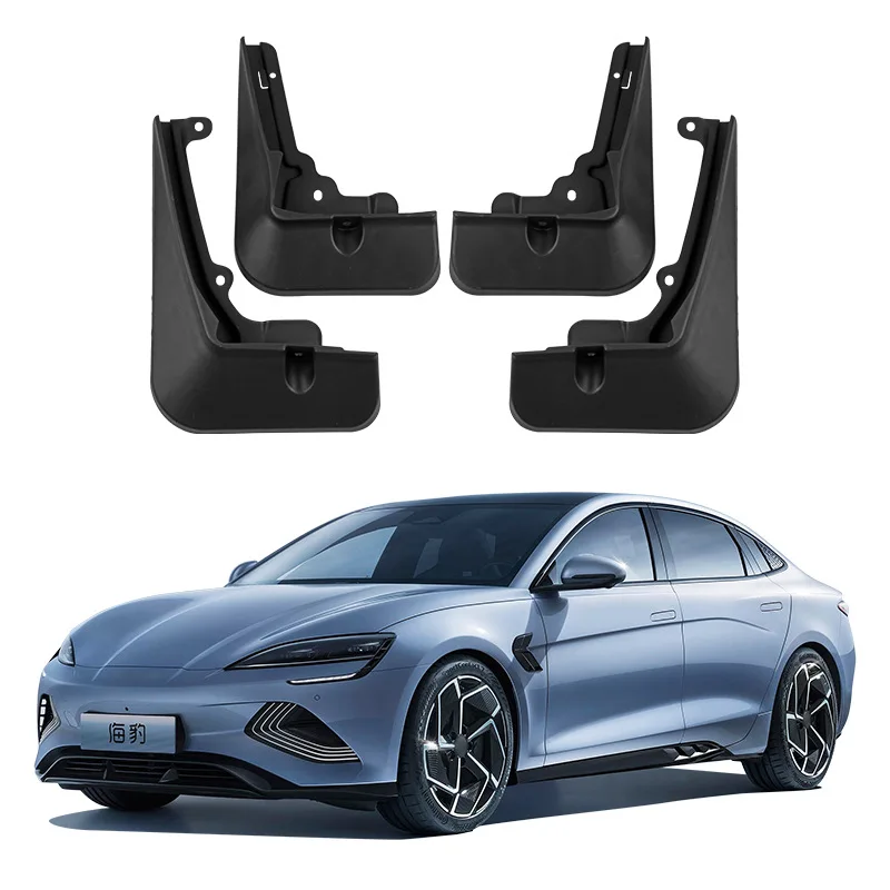 4Pcs Mudflaps FOR BYD Seal 2022-2023 ATTO 4 Mudguards Fender Guard Splash Mud Flap Mudguard Car Accessories Auto Styline