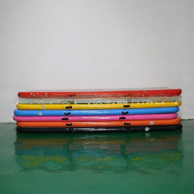 Inflatable Gymnastics Mat Easy Assembly Durable