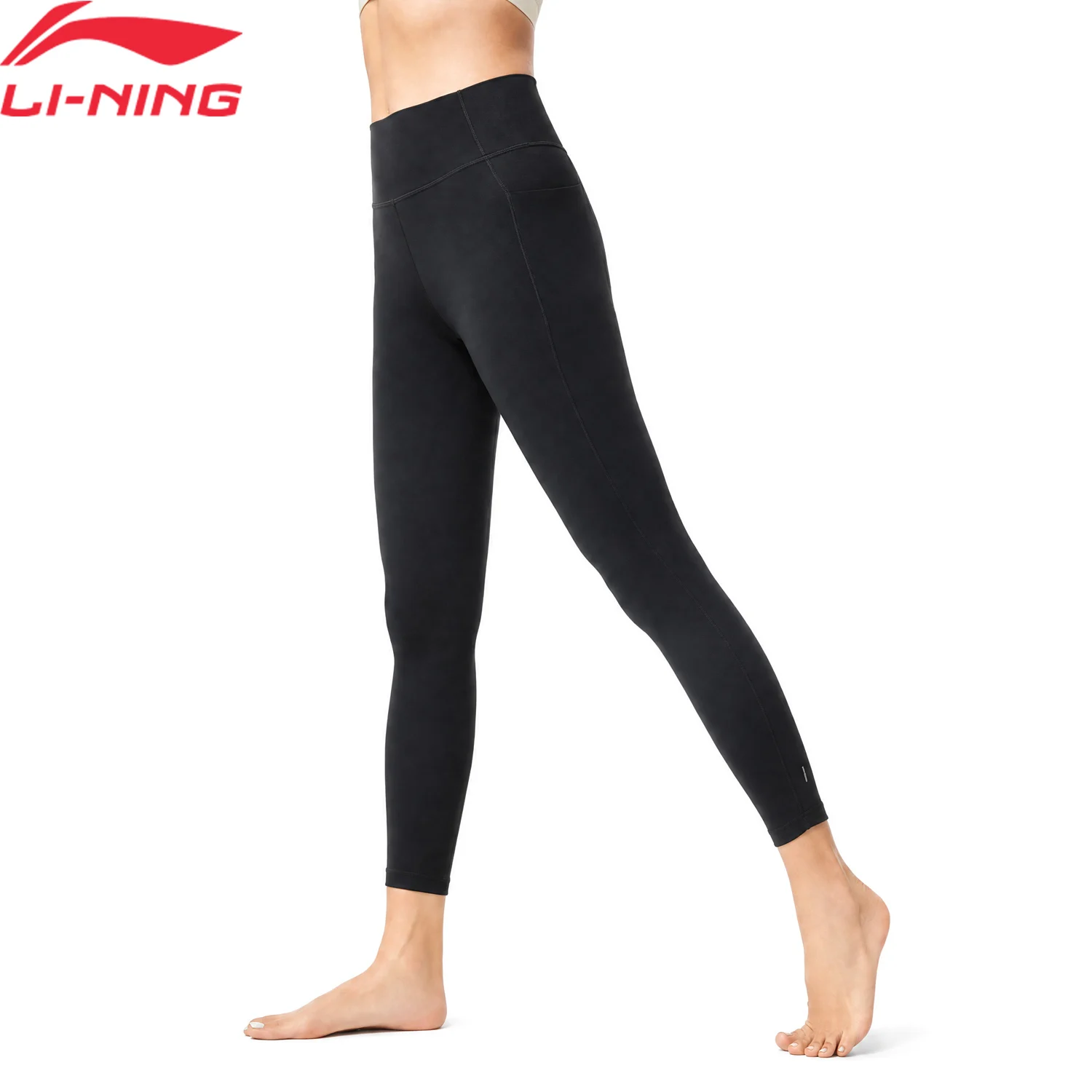 Li-Ning Women's Training Pants INNOSOFT Tight Fit Shape Retention 79%Polyamide 21%Elastane LiNing Sports Trousers AULV024