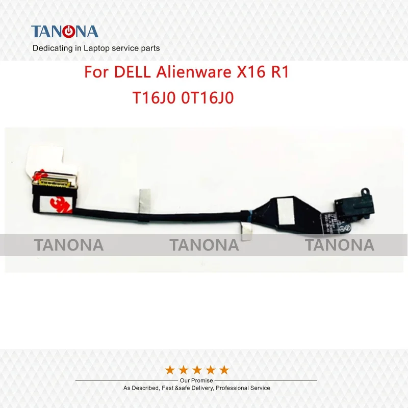 

New T16J0 0T16J0 For DELL Alienware X16 R1 Audio Sound Port Board W/ Cable Line