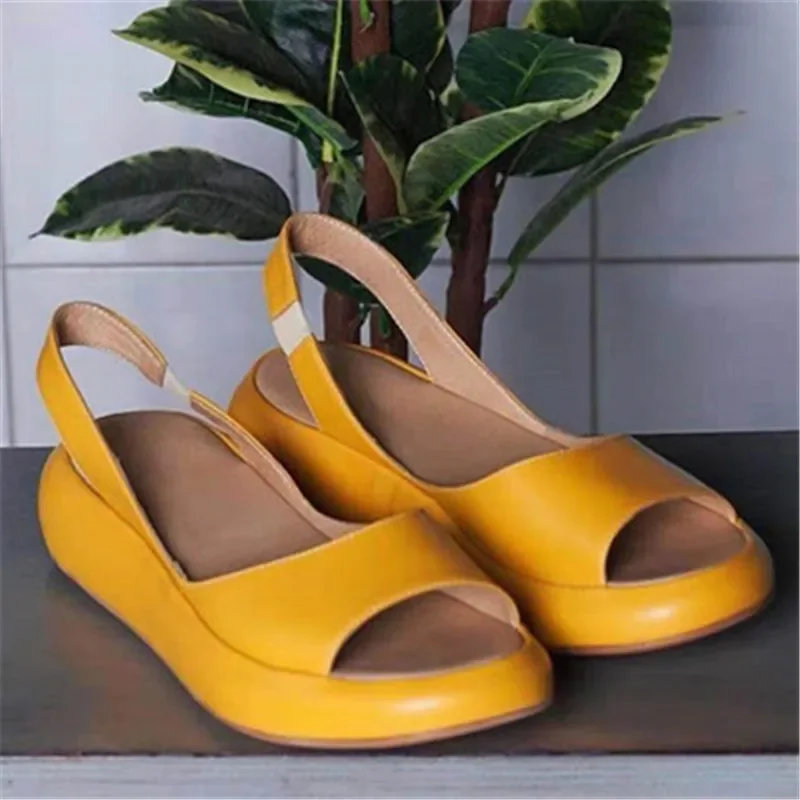 Women Flat Women\'s Sandals Woman Peep Toe Female Elegant Flat Shoes 2021 Ballet Flats Plus Size 42 43 Shoes Woman Orange White