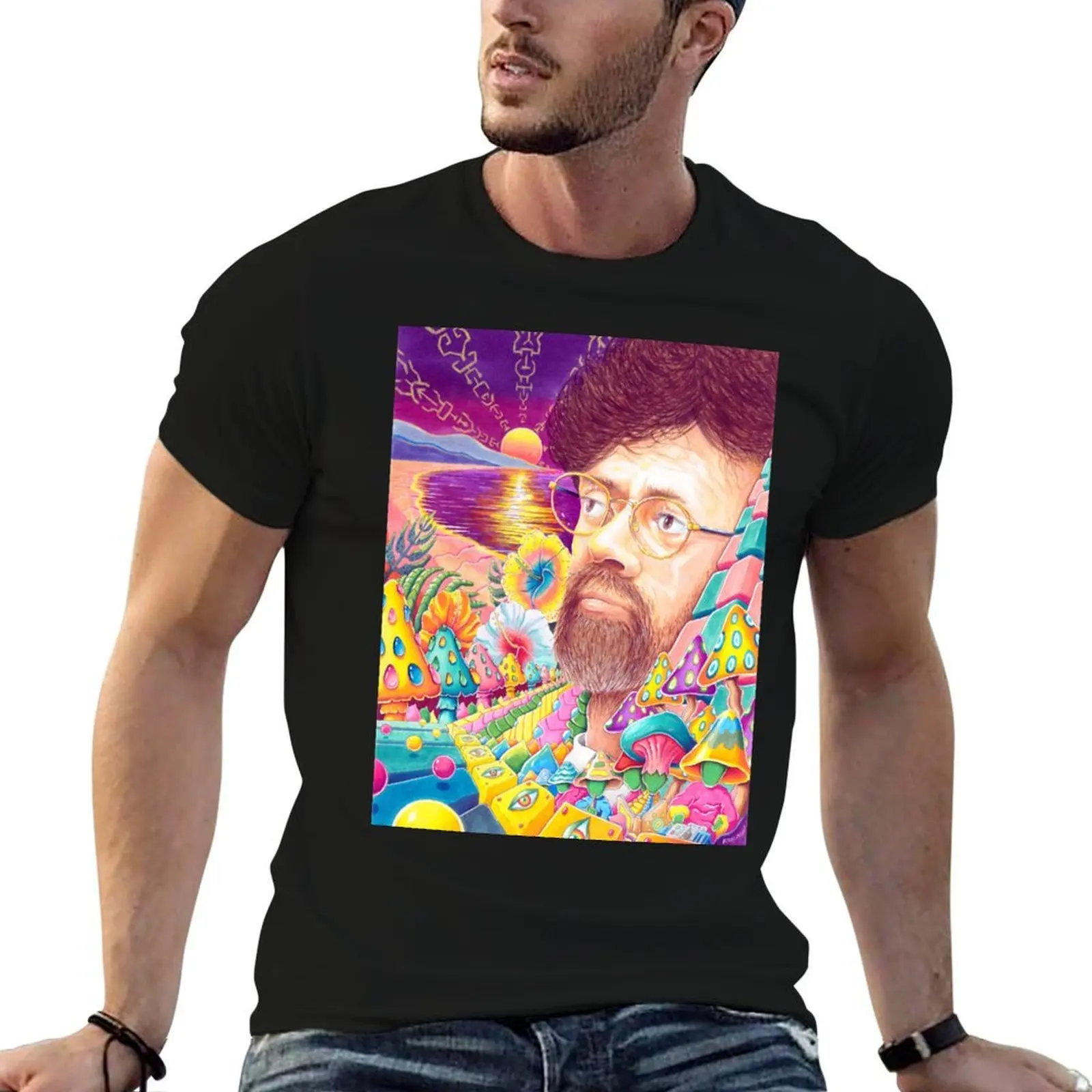 

Terence McKenna - Terence In Time T-Shirt anime tshirt man tshirt t shirt men 100% cotton luxury brand T-shirt