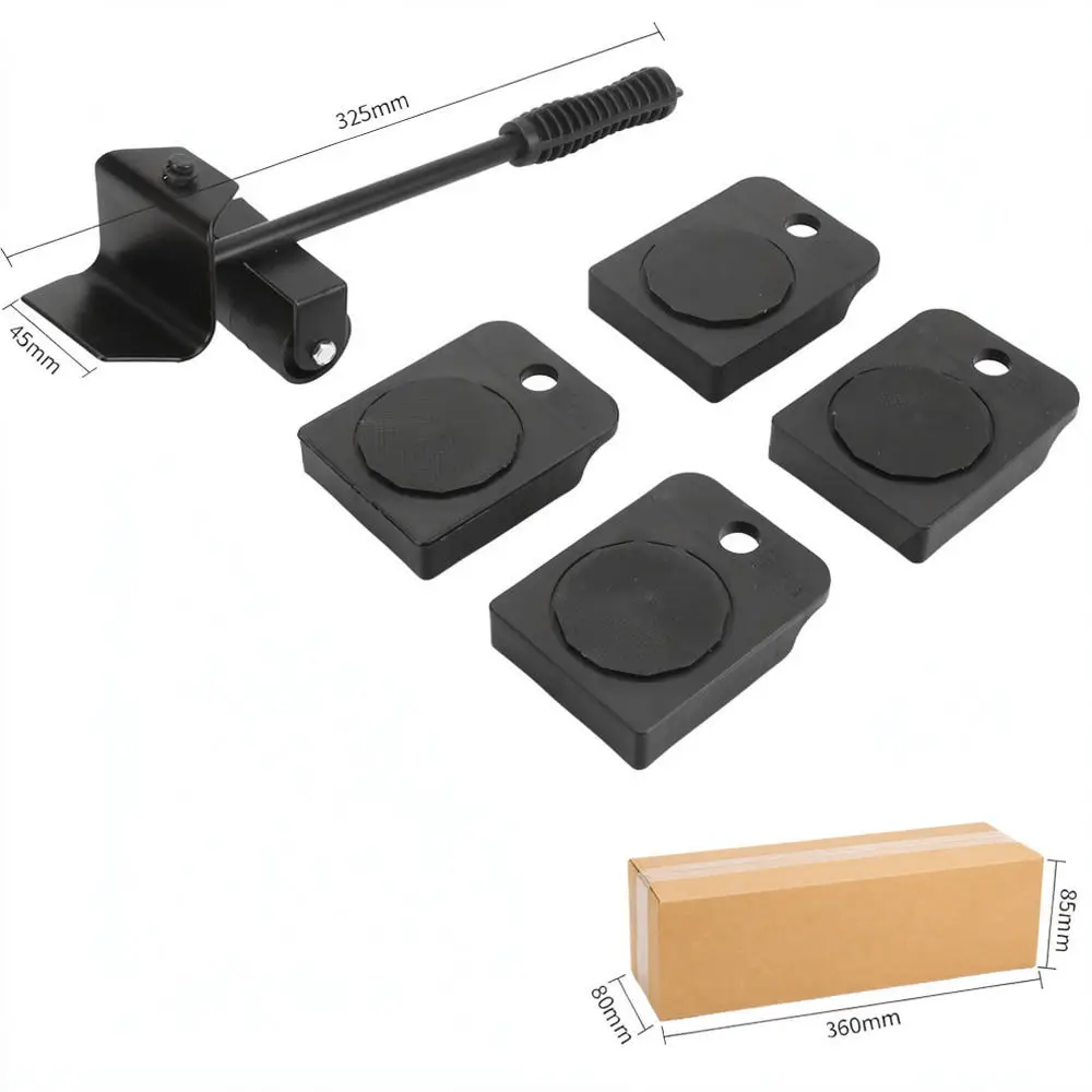 Ergonomic Furniture Moving Lifter Set Steel Roller Pads For Dongzhe Household Heavy Objects Transport Hand Tool Kit