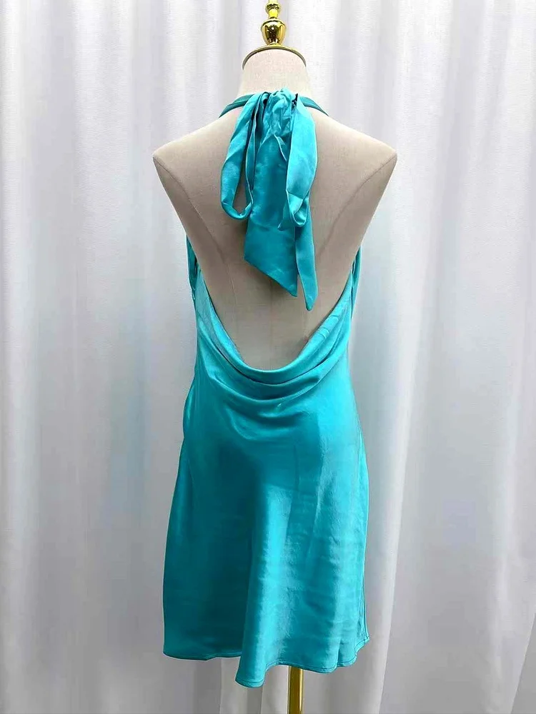 Sexy Satin Bal Dr Hanging Ne ort Skirt Par Birthday Celebration Gown High Waist A-Line Summer Long Skirt