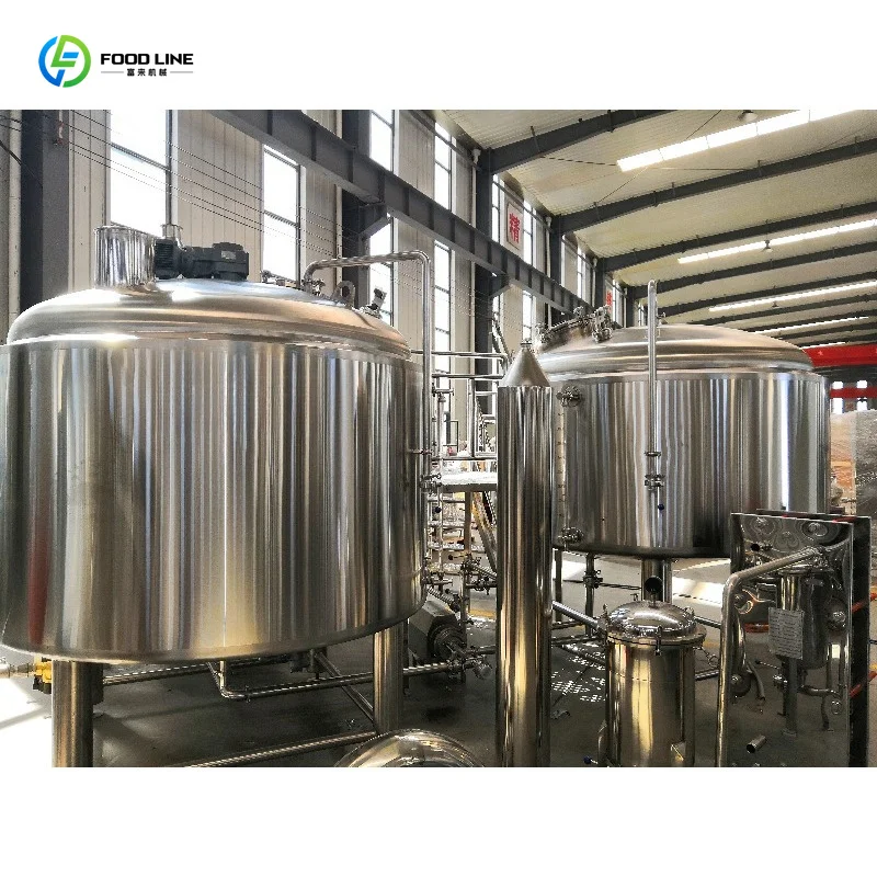 Customized Complete Beer Production Line 300L 2000L High Quality Turnkey Project Large Commercial Craft Beer Equipment
