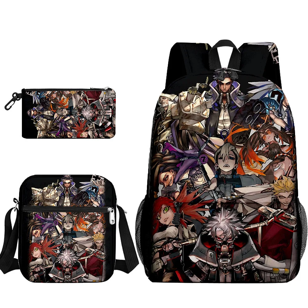 

Trendy Popular Harajuku Gachiakuta 3D Print 3pcs/Set pupil School Bags Laptop Daypack Backpack Inclined shoulder bag Pencil Case